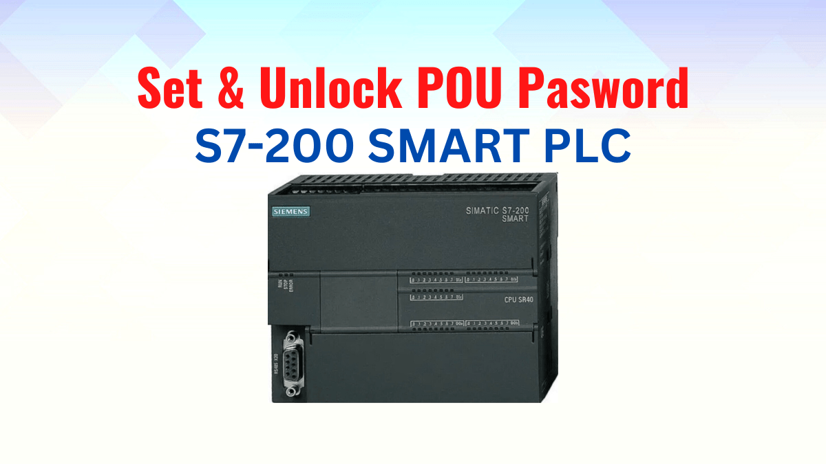 Unlock Password Pou Plc S7 200 Smart